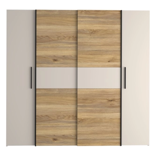 Szafa ubraniowa 200 cm Piaskowy / Piaskowy