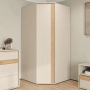 Szafa narożna 90x90 cm  Piaskowy/Dąb Mauvella