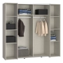 Szafa ubraniowa 200 cm Piaskowy / Piaskowy