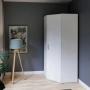 Szafa narożna 90x90 cm Biały