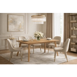 Stół ST-100A  prostokątny drewniany- dąb,jesion .