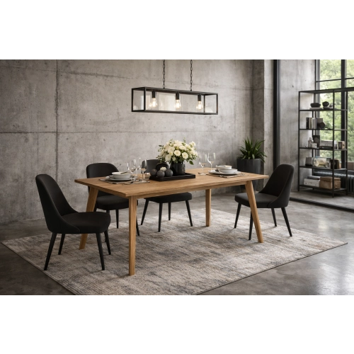 Stół ST-100A  prostokątny drewniany- dąb,jesion .