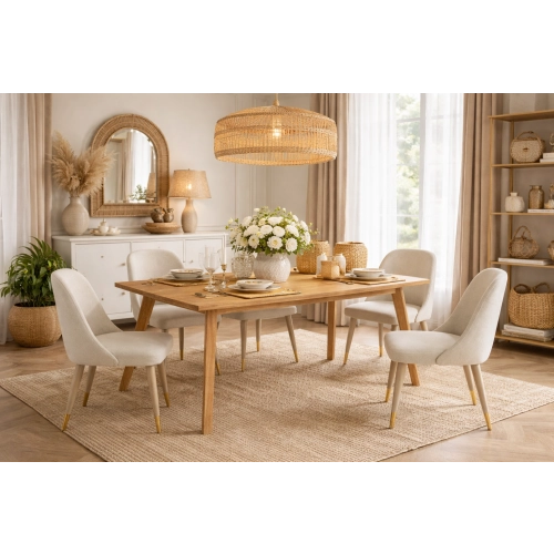 Stół ST-100A  prostokątny drewniany- dąb,jesion .