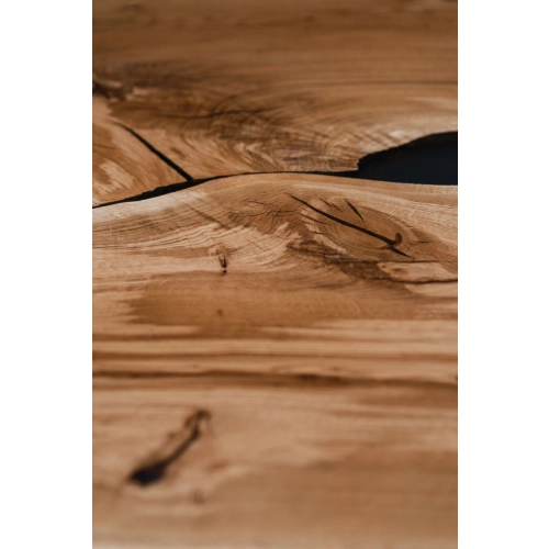 Blat z Litego Drewna Dębowego i Żywicy BD-10