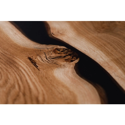 Blat z Litego Drewna Dębowego i Żywicy BD-4