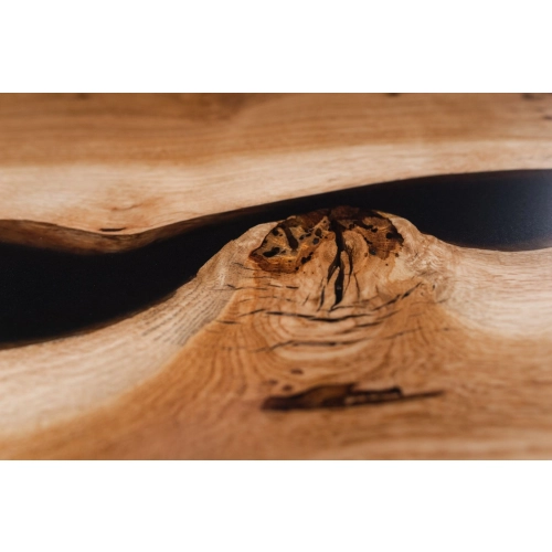 Blat z Litego Drewna Dębowego i Żywicy BD-6