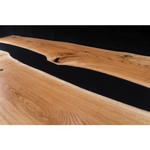 Blat z Litego Drewna Dębowego i Żywicy BD-8