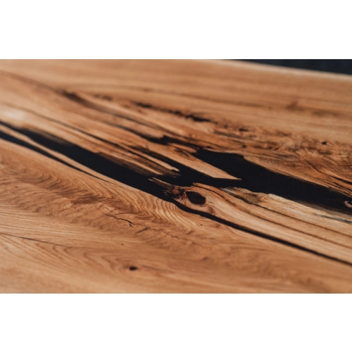 Blat z Litego Drewna Dębowego i Żywicy BD-9