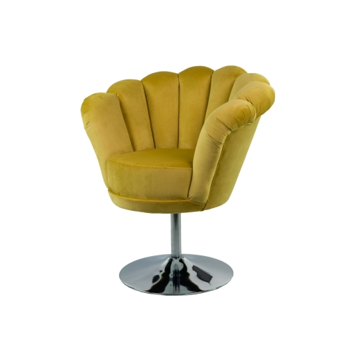 Fotel Cytrynowa Żółcień LUX-1