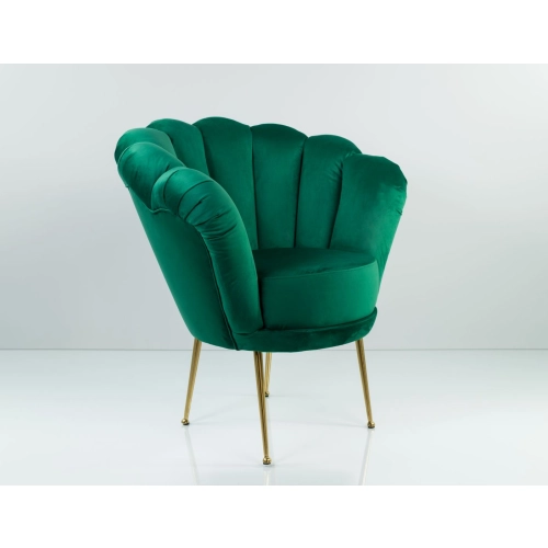 Fotel Butelkowa Zieleń LUX-3