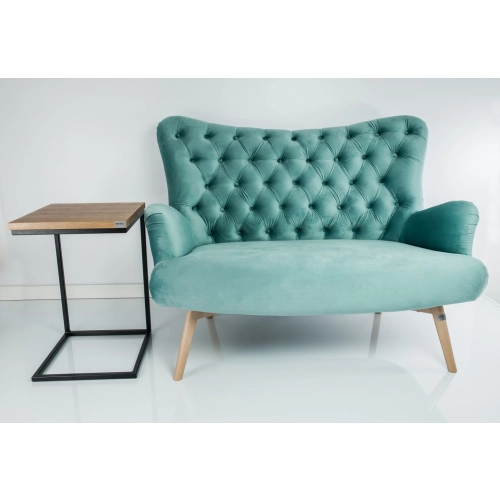 Sofa 2- osobowa Kanapa Fotel Uszak CHESTERFIELD Mięta