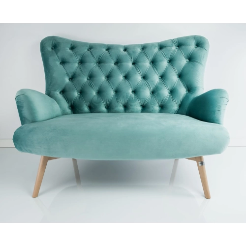 Sofa 2- osobowa Kanapa Fotel Uszak CHESTERFIELD Mięta