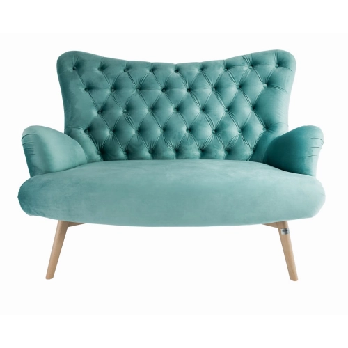 Sofa 2- osobowa Kanapa Fotel Uszak CHESTERFIELD Mięta