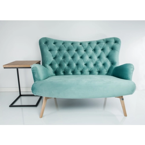 Sofa 2- osobowa Kanapa Fotel Uszak CHESTERFIELD Mięta