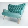 Sofa 2- osobowa Kanapa Fotel Uszak CHESTERFIELD Mięta