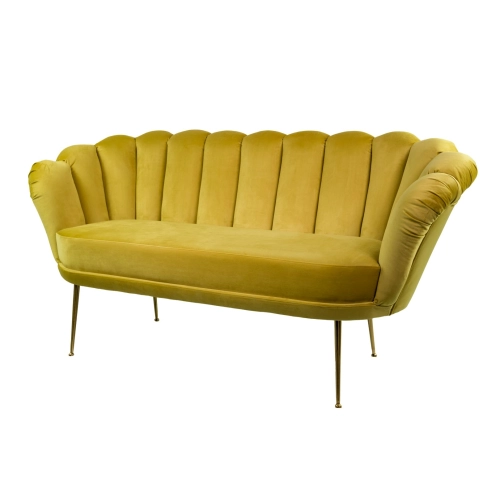 Sofa Cytrynowa Żółcień LUX-4
