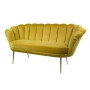 Sofa Cytrynowa Żółcień LUX-4