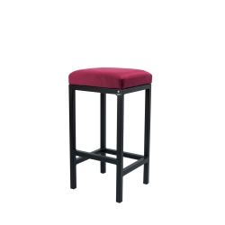 Hoker Tapicerowany Bordowy HP-5