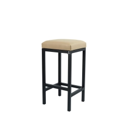 Hoker Tapicerowany Beżowy Ekoskóra HP-5