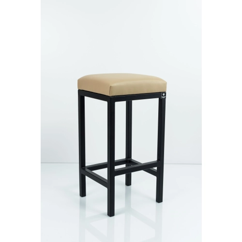 Hoker Tapicerowany Beżowy Ekoskóra HP-5