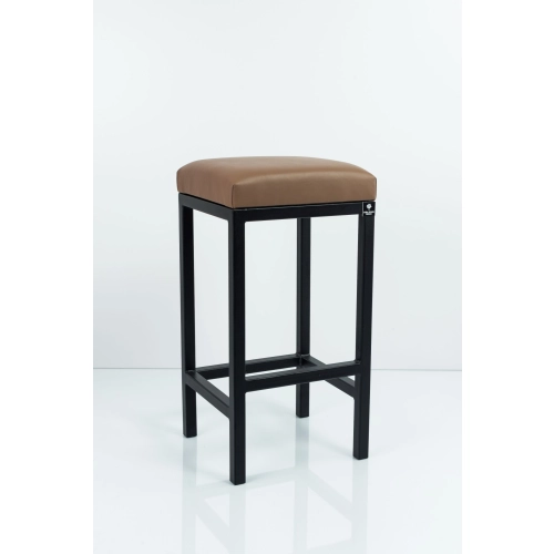 Hoker Tapicerowany Brązowy Ekoskóra HP-5