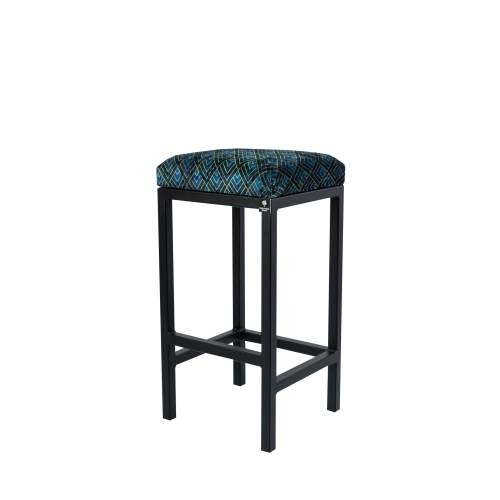 Hoker Tapicerowany Romby Granat 02 HP-5