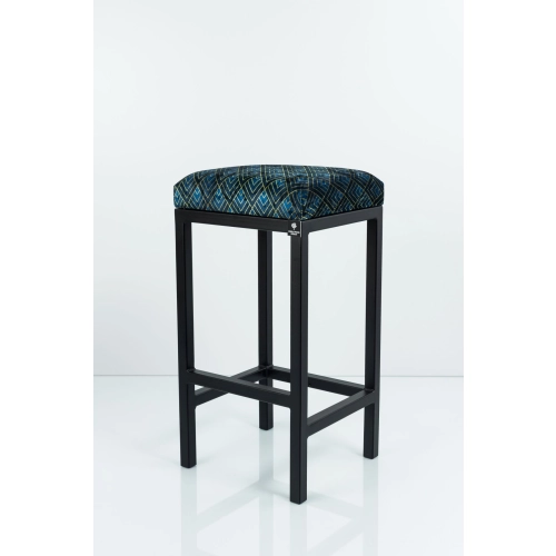 Hoker Tapicerowany Romby Granat 02 HP-5