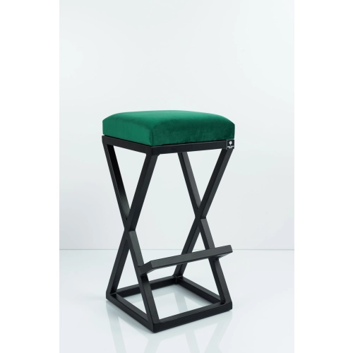 Hoker Tapicerowany Butelkowa Zieleń HP-6