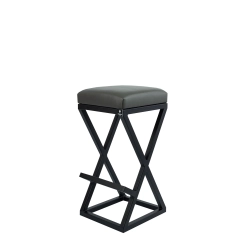 Hoker Tapicerowany Grafitowy Ekoskóra HP-6