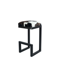 Hoker Tapicerowany Krowa 01 Crush Velvet HP-2