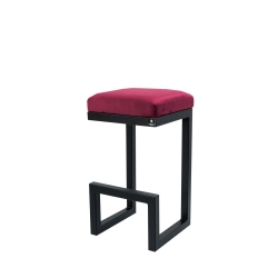 Hoker Tapicerowany Bordo HP-2