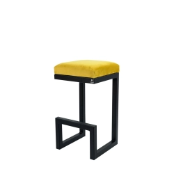 Hoker Tapicerowany Cytrynowa Żółcień HP-2