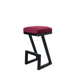 Hoker Tapicerowany Bordo HP-3