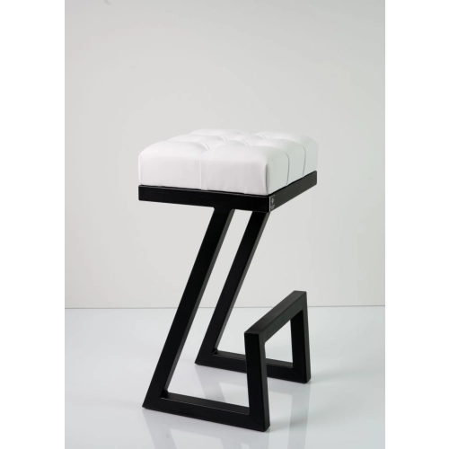 Hoker Pikowany Biały Ekoskóra HP-3