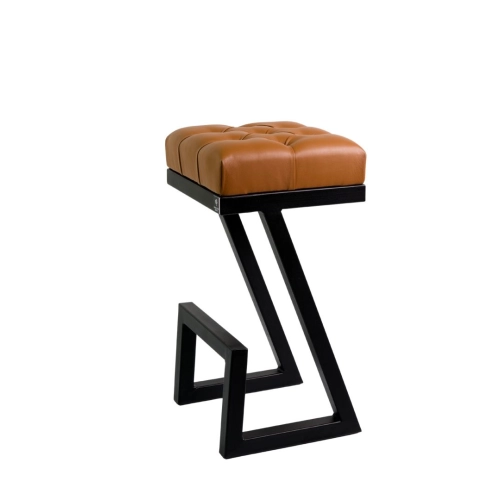 Hoker Pikowany Brązowy Ekoskóra HP-3