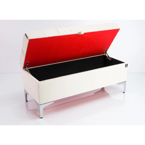 Kufer Pikowany CHESTERFIELD ECRU / Model  Q-1 Rozmiary od 50 cm do 200 cm