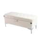 Kufer Pikowany CHESTERFIELD ECRU / Model  Q-1 Rozmiary od 50 cm do 200 cm