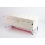 Kufer Pikowany CHESTERFIELD ECRU / Model  Q-1 Rozmiary od 50 cm do 200 cm