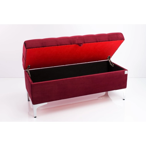 Kufer Pikowany CHESTERFIELD Bordo  / Model  Q-1 Rozmiary od 50 cm do 200 cm