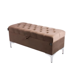 Kufer Pikowany CHESTERFIELD  Brąz / Model Q-1 Rozmiary od 50 cm do 200 cm