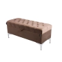 Kufer Pikowany CHESTERFIELD  Brąz / Model Q-1 Rozmiary od 50 cm do 200 cm