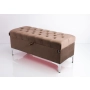 Kufer Pikowany CHESTERFIELD  Brąz / Model Q-1 Rozmiary od 50 cm do 200 cm