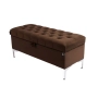 Kufer Pikowany CHESTERFIELD  Brąz  / Model  Q-1 Rozmiary od 50 cm do 200 cm
