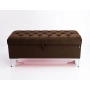 Kufer Pikowany CHESTERFIELD  Brąz  / Model  Q-1 Rozmiary od 50 cm do 200 cm