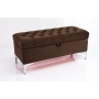 Kufer Pikowany CHESTERFIELD  Brąz  / Model  Q-1 Rozmiary od 50 cm do 200 cm