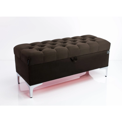Kufer Pikowany CHESTERFIELD Brąz / Model Q-1 Rozmiary od 50 cm do 200 cm