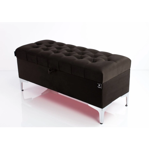 Kufer Pikowany CHESTERFIELD Brąz / Model Q-1 Rozmiary od 50 cm do 200 cm