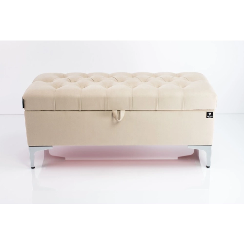 Kufer Pikowany CHESTERFIELD Cappuccino / Model  Q-1 Rozmiary od 50 cm do 200 cm