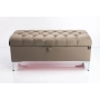 Kufer Pikowany CHESTERFIELD Ciemny Beż / Model  Q-1 Rozmiary od 50 cm do 200 cm