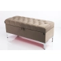 Kufer Pikowany CHESTERFIELD Ciemny Beż / Model  Q-1 Rozmiary od 50 cm do 200 cm